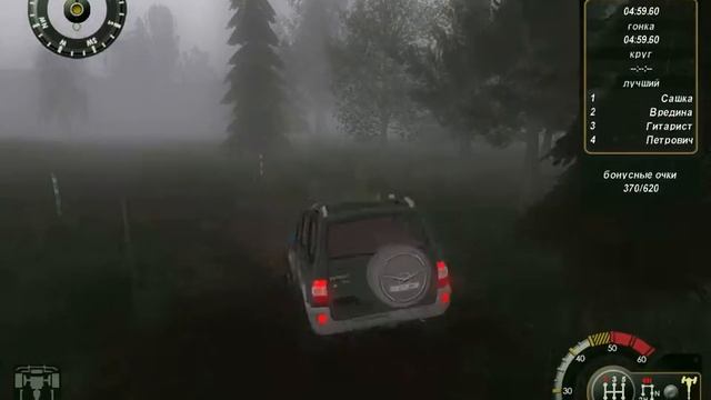 UAZ 4x4.Поиграл на руле... смотреть онлайн