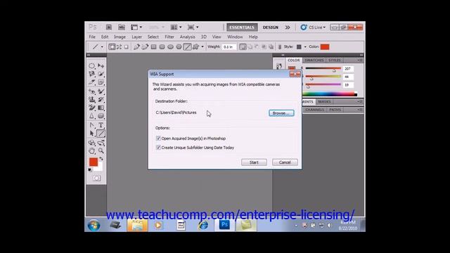 Photoshop CS6 Tutorial Scanning Images Adobe Training смотреть онлайн