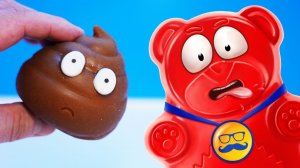 Сделал себе нового желейного медведя |Вскрываю разные антистрессы