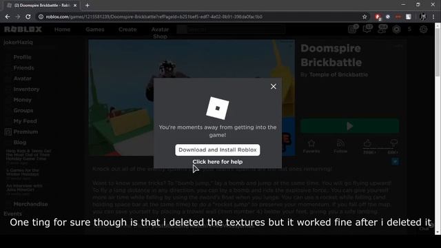 [FIX NEEDED]Error 268| Roblox Client Error смотреть онлайн