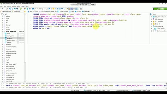 Data Base Task 24 | 1st Year | Java Institute For Advanced Technology смотреть онлайн