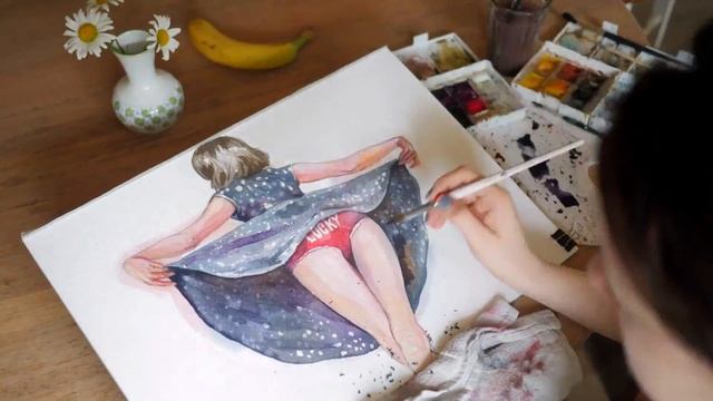 8. Как раскрепоститься с помощью акварели смотреть онлайн