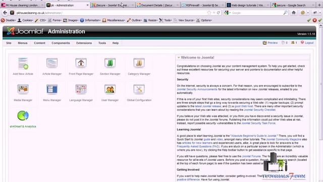 Joomla CMS - Security Issues and 3 Tips | Joomla Video Lesson смотреть онлайн
