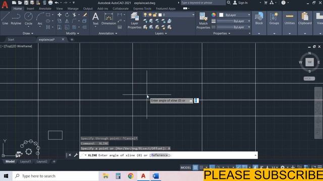 AUTOCAD 2023 TUTORIALS XLINE COMMAND | EXPLAIN CAD смотреть онлайн