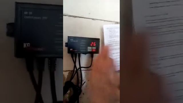 Настройка вентилятора и контроллера. KG Elektronik sp-35. автоматика для котла длительного горения. смотреть онлайн