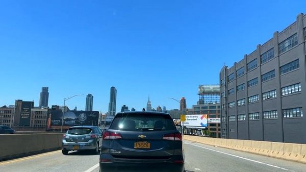 NYC Driving Tour: JFK Airport Driving to Midtown Manhattan/ Times Square New York City