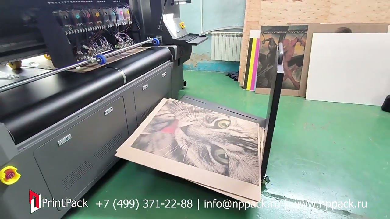 Цифровой однопроходный полноцветный широкоформатный принтер SC-900 смотреть онлайн