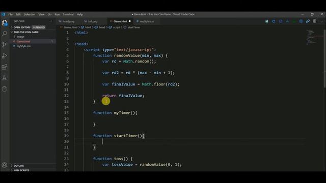 Toss the Coin Game in Javascript by Pearl Institute Batala смотреть онлайн