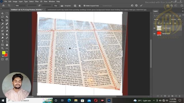 Crop Tool, Perspective Tool | Class 12 | Photoshop Tutorial | Urdu / Hindi смотреть онлайн