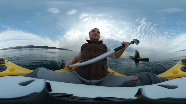 Лазаревское, рыбалка в море, на каяке в декабре. смотреть онлайн