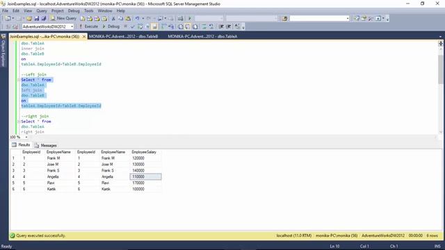 Inner vs Outer Joins SQL Server смотреть онлайн