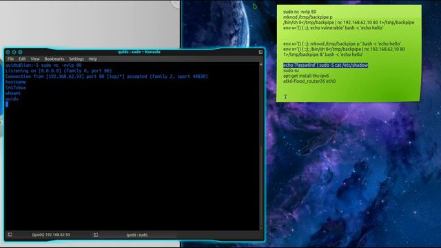 ShellShock Attack Demonstration смотреть онлайн