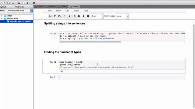 DoL Python lesson 04 - using split delimiters and the set command смотреть онлайн