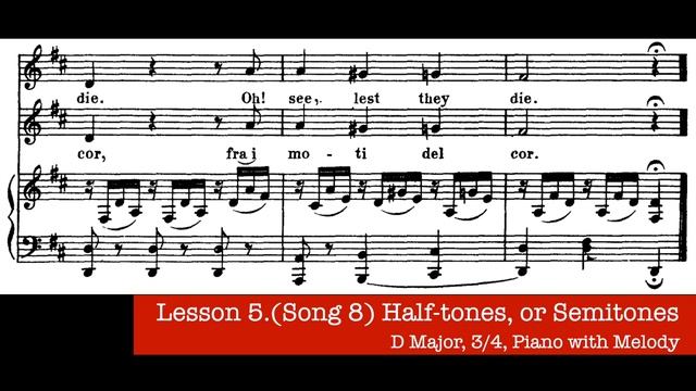 Vaccai, Practical Method Lesson 5 - Song 8. (Alto/Baritone) смотреть онлайн