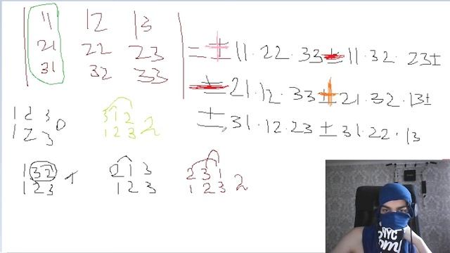 КАК НАЙТИ ОПРЕДЕЛИТЕЛЬ МАТРИЦЫ n*n. МАТЕМАТИКА В МАСКЕ. ПРОСТО И ПОНЯТНО смотреть онлайн