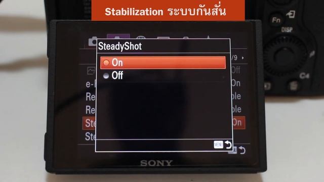 SONY  A7III  Stabilization Settings
