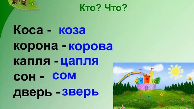 Презентация к уроку путешествию «Обобщение знаний об имени существительном» смотреть онлайн