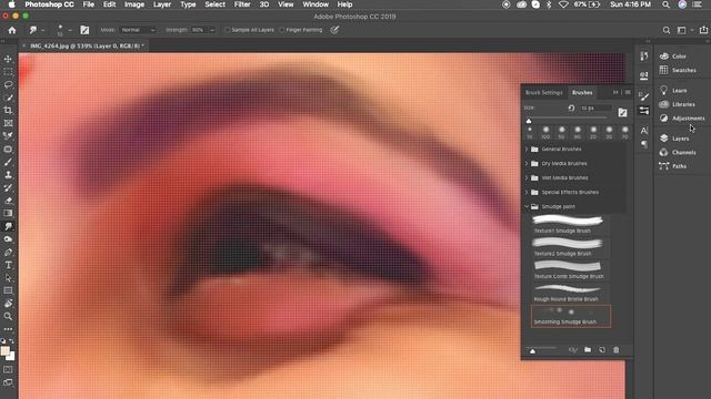 Digital Painting Tutorial Photoshop | Oil Painting | Smudge Painting | GogiGFX смотреть онлайн