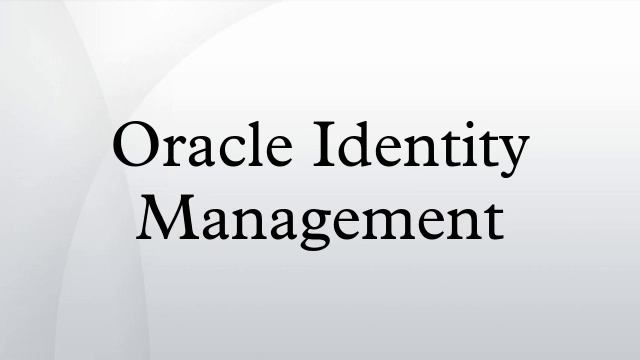 Oracle Identity Management смотреть онлайн