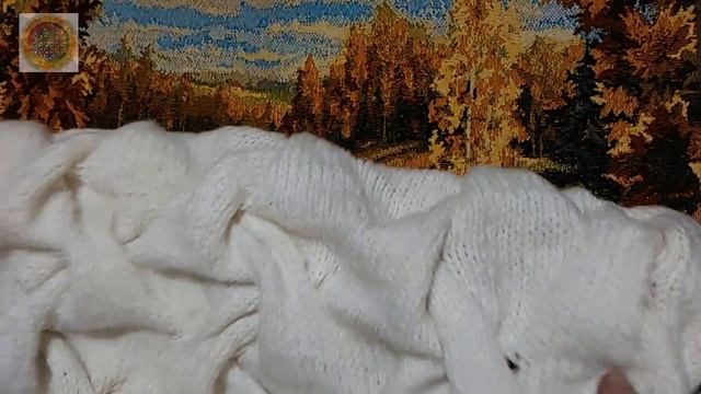 Объемный снуд спицами. Презентация. смотреть онлайн