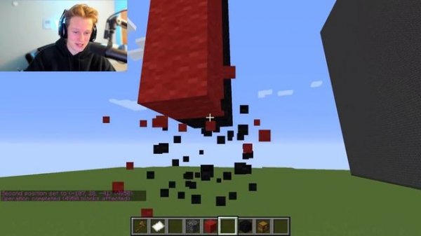 I Secretly Cheated Using a AUTO BUILDING Mod in Minecraft..