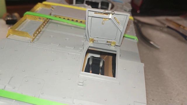 БМП "Бумеранг". Доработка петельных механизмов модели компании Звезда 1:35. смотреть онлайн