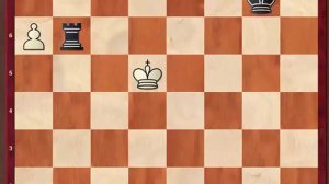 Ладейный эндшпиль.  Позиция Ванчуры