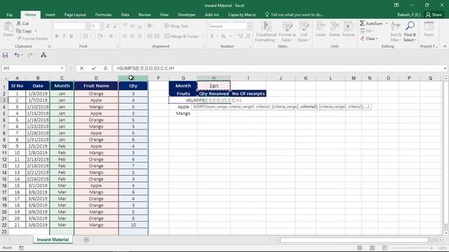 How to use multiple conditions in Sumi Ifs and Count Ifs with Example | Excel смотреть онлайн