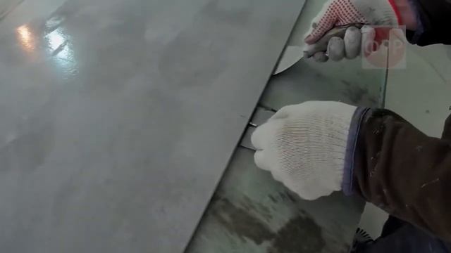 укладка плитки крупноформатный керамогранит #ВидеоОбзор1 смотреть онлайн