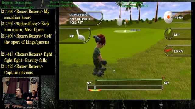lilwildwolf21 plays Golf: Tee It Up! (Xbox 360)) смотреть онлайн