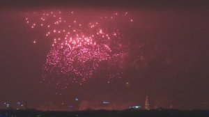 Салют в честь Дня Защитника Отечества в Санкт-Петербурге, 2024