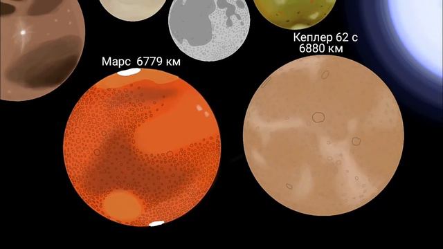 Сравнение размеров космических объектов часть 1 смотреть онлайн