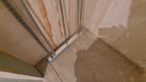 Формирование душевого поддона, монтаж тёплого пола.