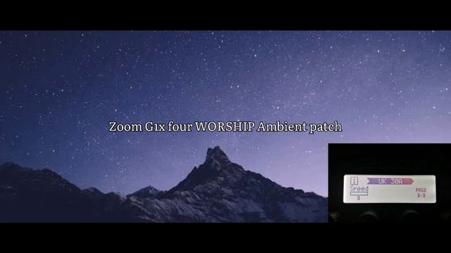 Zoom G1x four WORSHIP Ambient patch смотреть онлайн