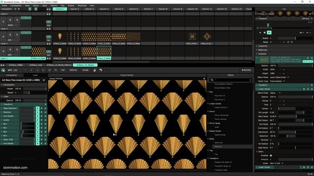 How To Take One Element and Turn It Into a Wavy-Tiled-Background (Resolume v7 VJ Software Tutorial) смотреть онлайн
