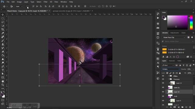 Adobe Photoshop CC 2015.5: Adding Texture Details смотреть онлайн