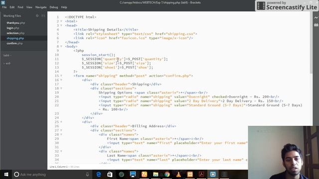 Exp-7 PHP – Super Global variables смотреть онлайн