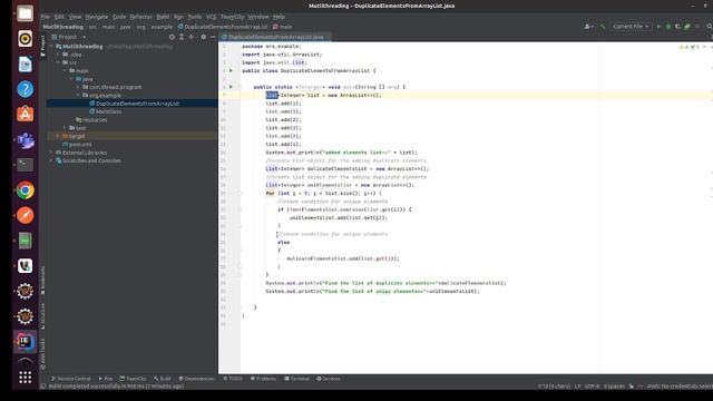 How to find duplicate Elements in ArrayList in Java Tutorial | Java Programming | Java developer смотреть онлайн