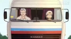 Дальнобойщики в аниме стиле