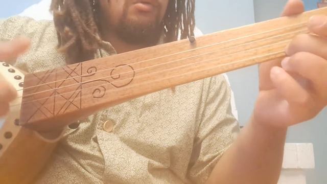 "Jenny Put The Kettle On" by Virgil Anderson -- baritone gourd banjo cover. смотреть онлайн