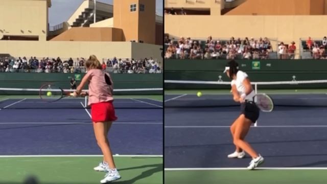 This Is What An Inefficient Backhand Looks Like (Tennis Technique Explained) смотреть онлайн