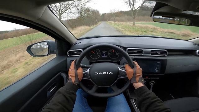 2023 Dacia Duster TCe 150 EDC | POV test drive | new logo смотреть онлайн