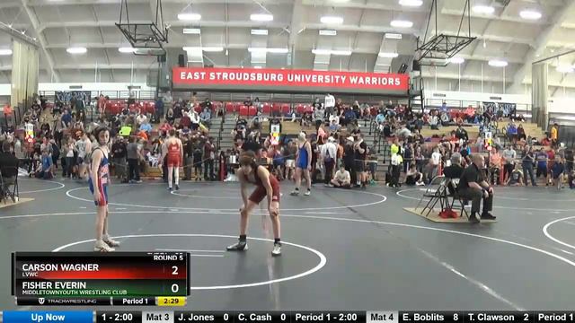 Cadet 88 Carson Wagner LVWC Vs Fisher Everin MiddletownYouth Wrestling Club смотреть онлайн