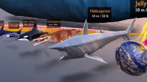 Deep Sea Creatures Size Comparison | Sea Monster