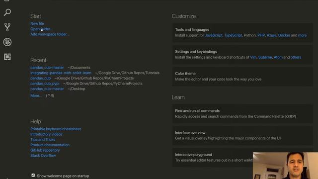 Build a Data Analysis Library from scratch in Python (4/57): Opening the Project in VS Code смотреть онлайн