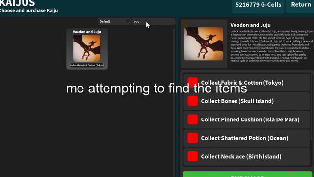 How to Find Voodon and Juju ALL ITEMS LOCATIONS (2023 Unlock Guide) | Kaiju Universe смотреть онлайн