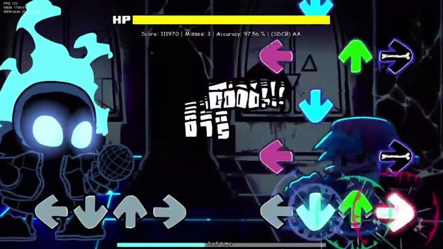 BAD TIME FNF indie cross смотреть онлайн