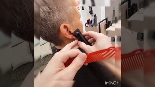 Мужская классическая стрижка ножницами смотреть онлайн