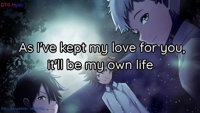 The Promised Neverland Season 2 - Opening (Kiro Akiyama- Identity)(lyrics) смотреть онлайн