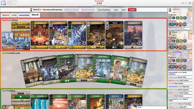 【Board Game Arena】It's a Wonderful World ► Noram States ★ Arena (Silver) ║#19║ смотреть онлайн